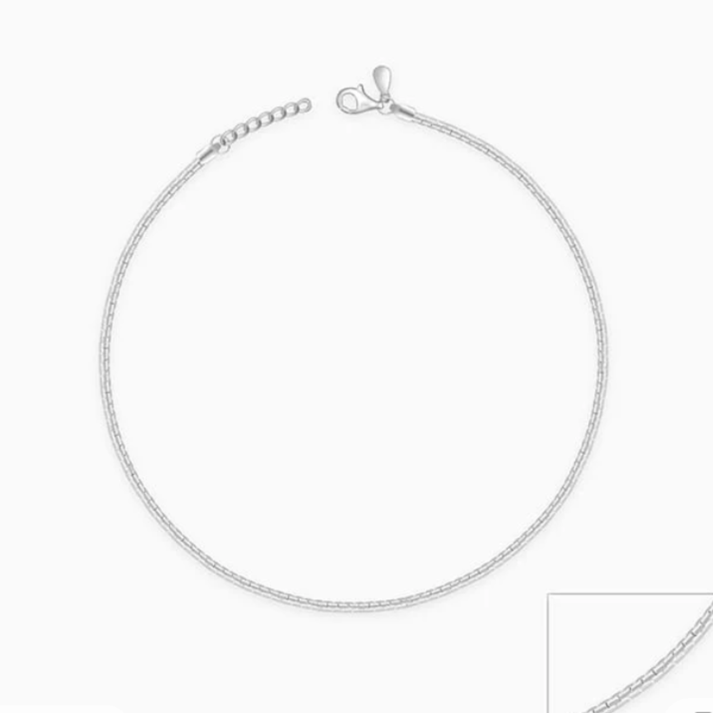 Silver Classy Anklet
