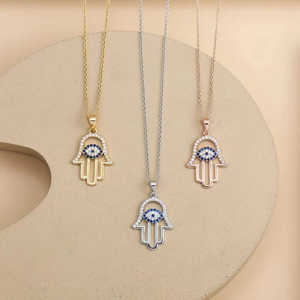 Premium Hand Evil Eye Necklace