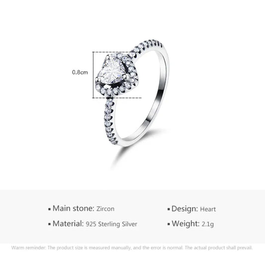 Eternal Heart Halo Ring