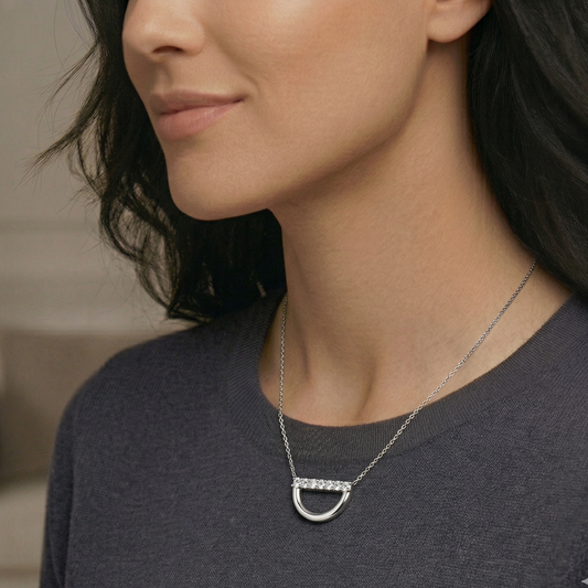 D-Radiance Silver Necklace – 925 Sterling Silver
