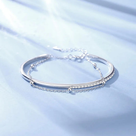 Cross-Beaded Bracelet
