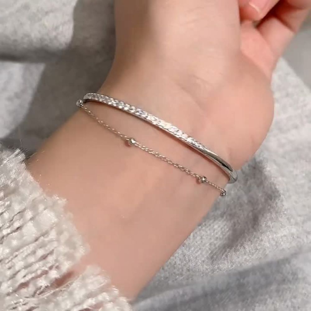 Cross-Beaded Bracelet