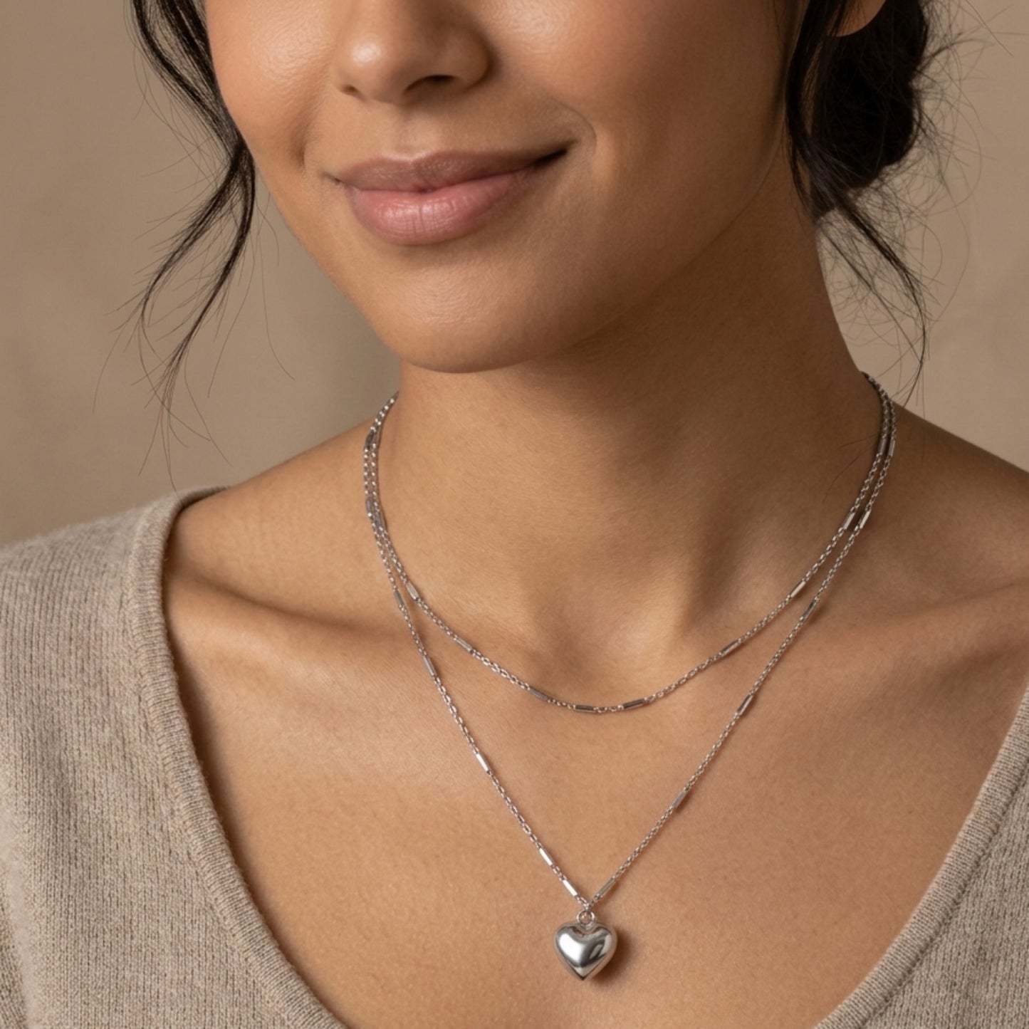 Majestic Silver Scroll Chain, 925