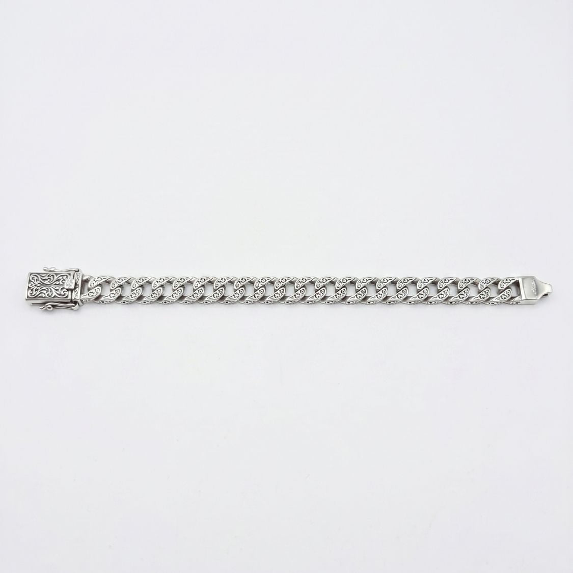 Men's Stone Cuban Link Bracelet