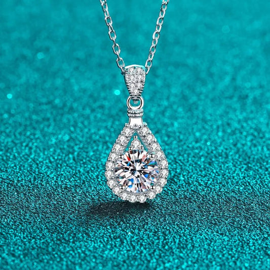 Premium Moissanite  Droplet Necklace