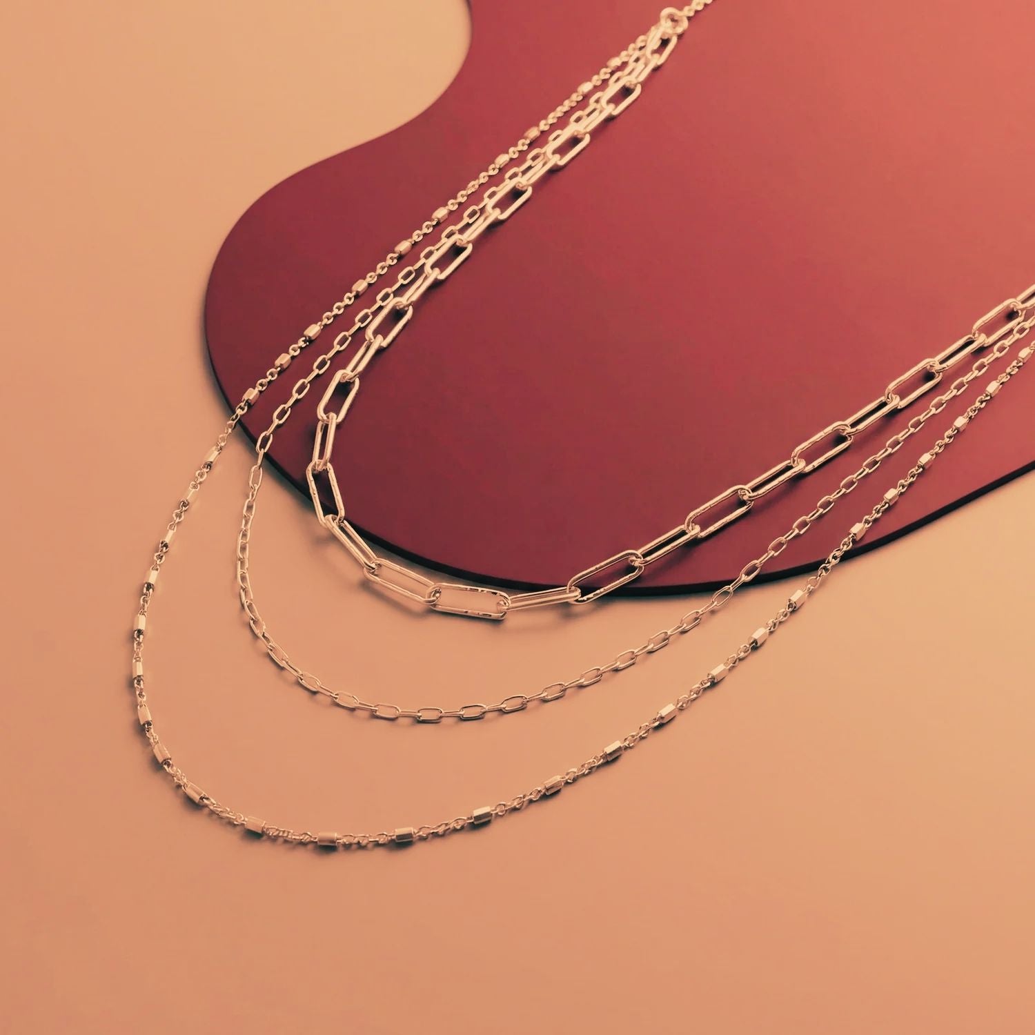 Silver Layered Chain