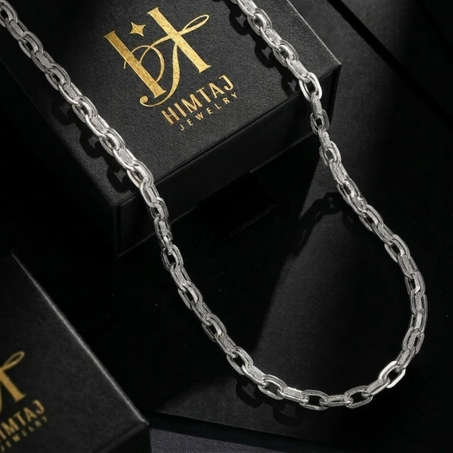 Textured Dual Link Chain