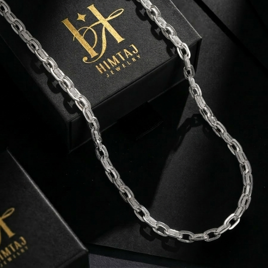 Textured Dual Link Chain