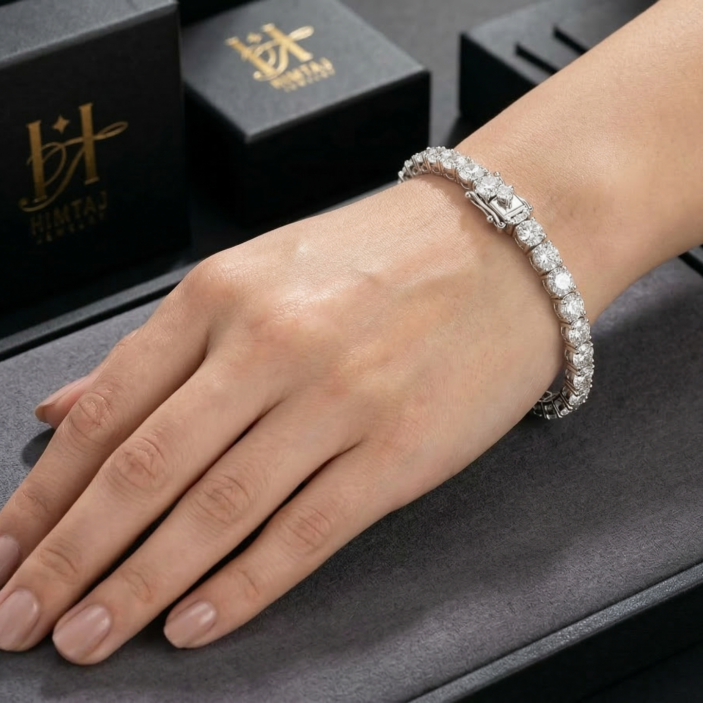 Charming Round Tennis Bracelet