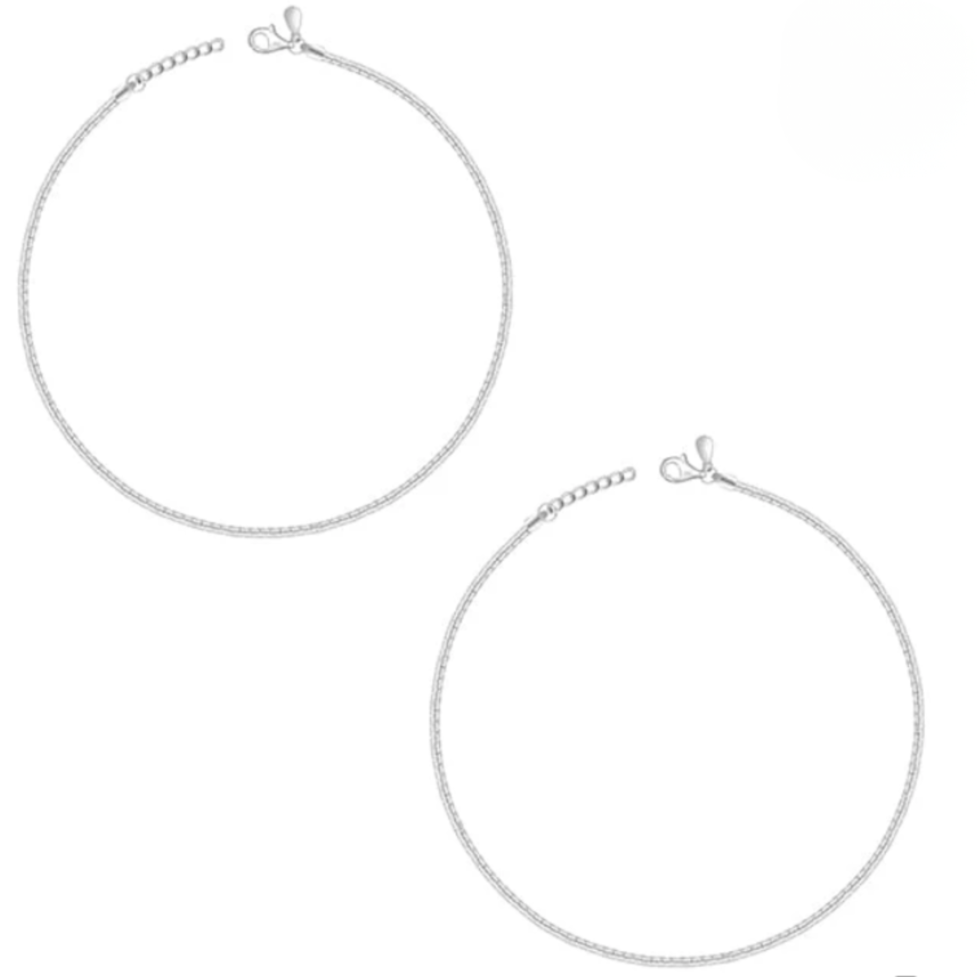 Silver Classy Anklet