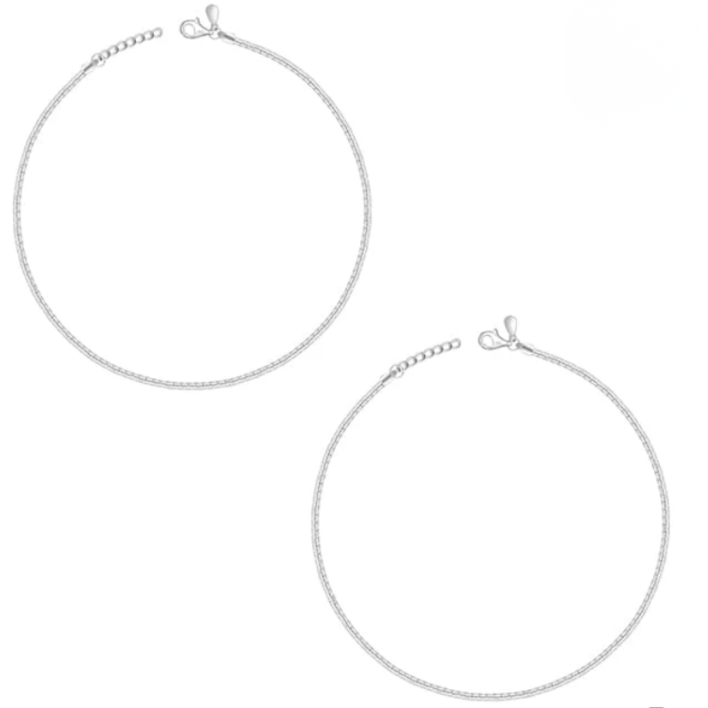 Silver Classy Anklet