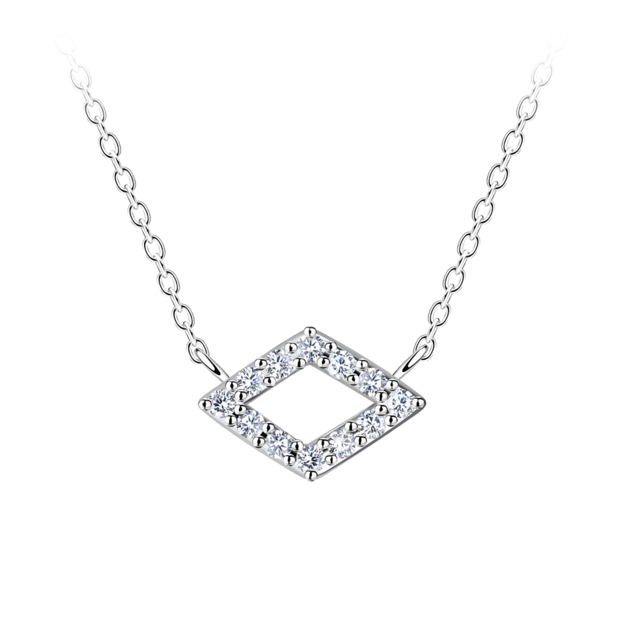 Minimalist Diamond Pendant Necklace