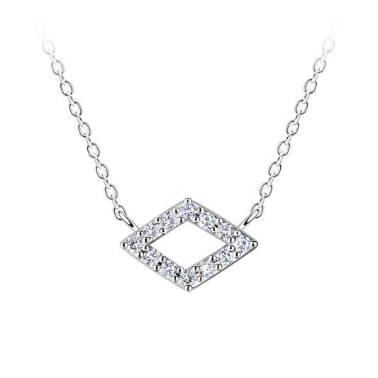 Minimalist Diamond Pendant Necklace