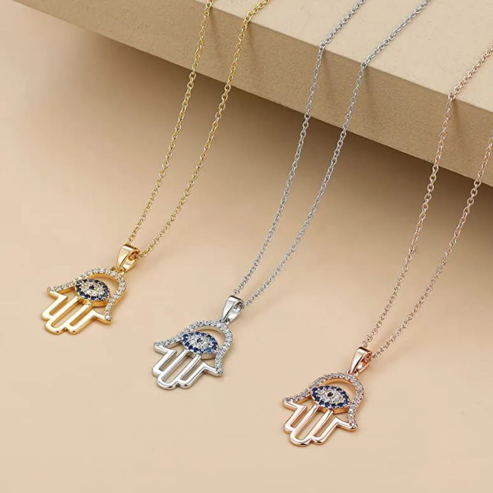 Premium Hand Evil Eye Necklace