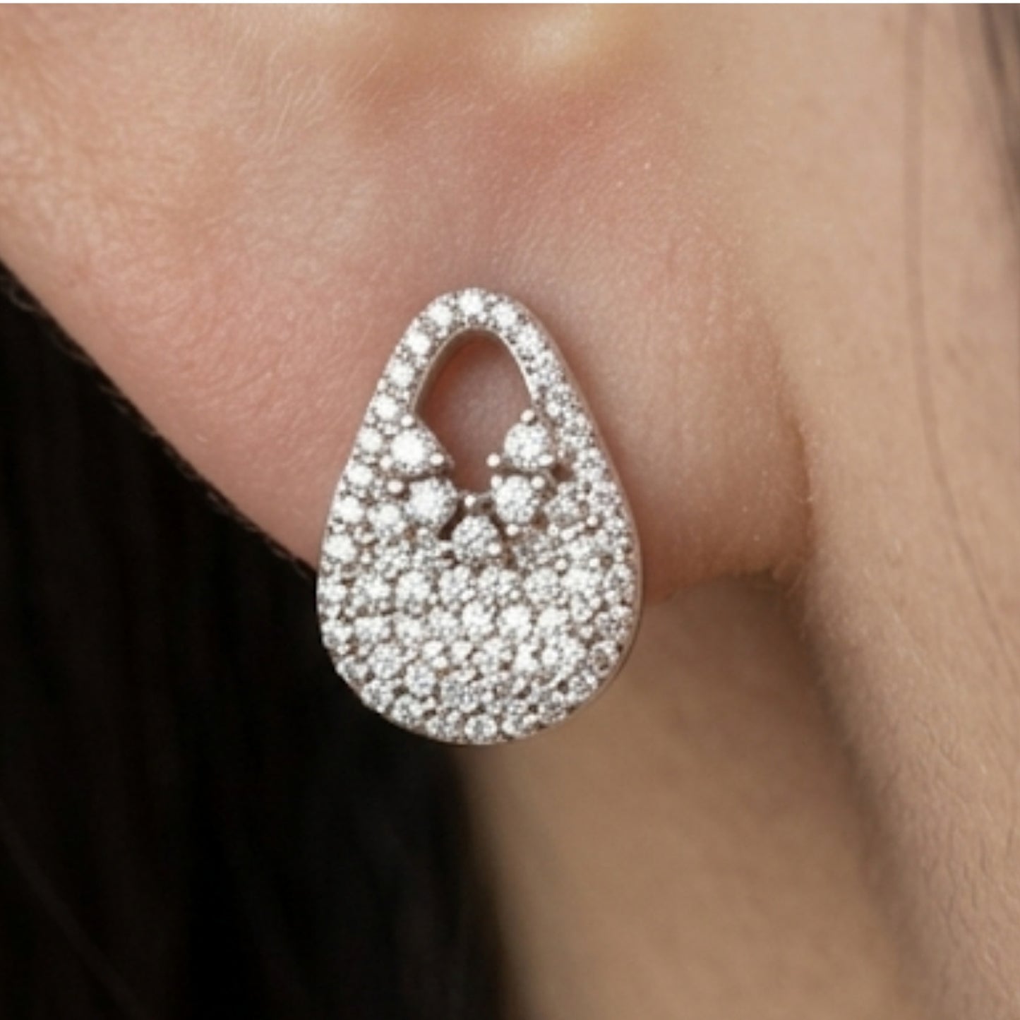 Glistening Drop Studs