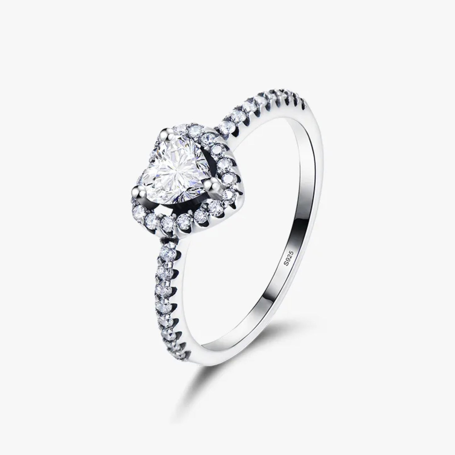 Eternal Heart Halo Ring