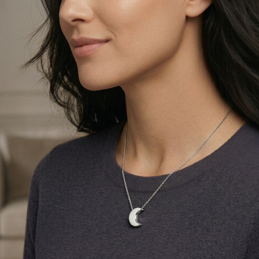 Moon Pendant Necklace