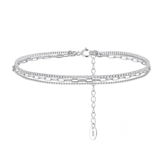 Triple Layered Anklets