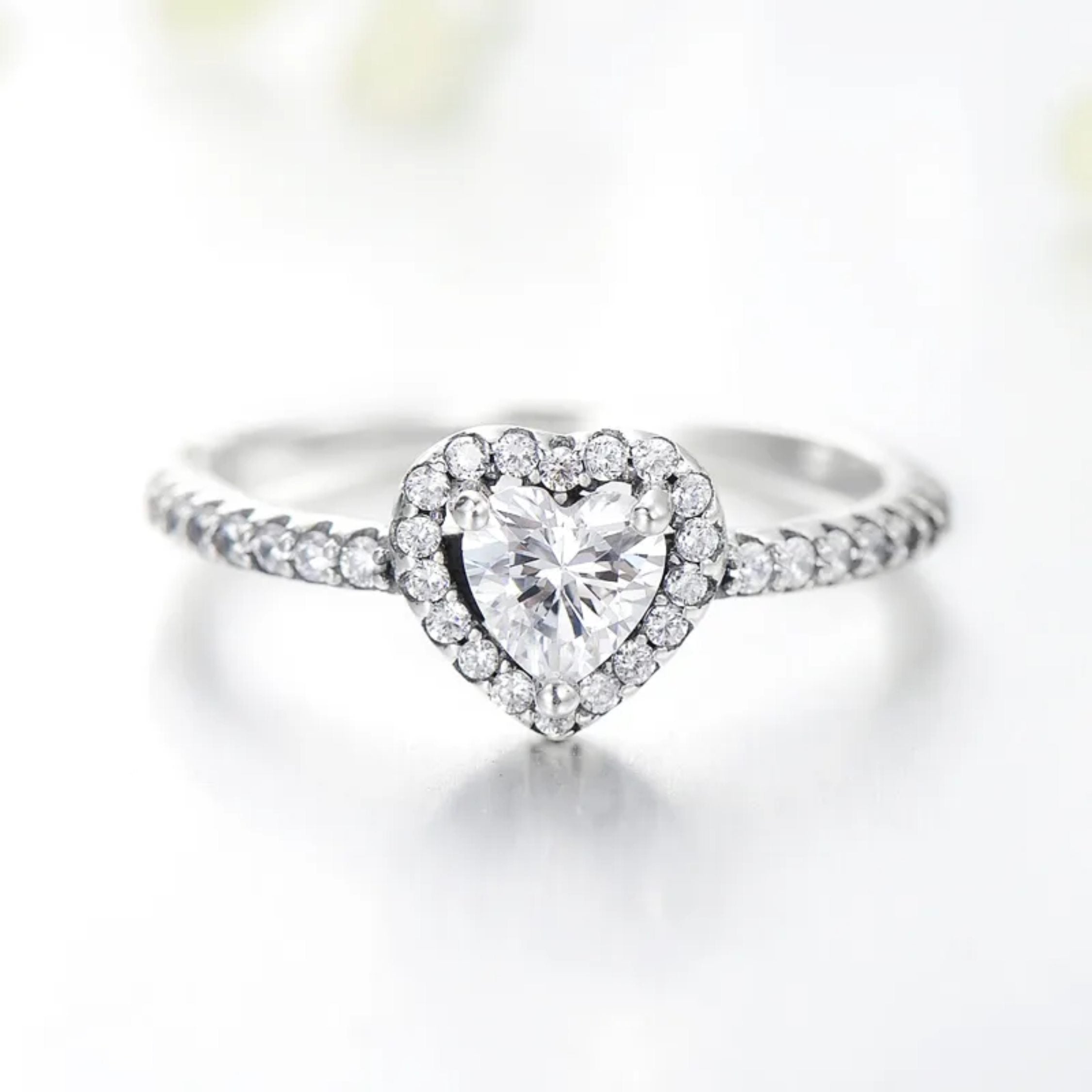 Eternal Heart Halo Ring