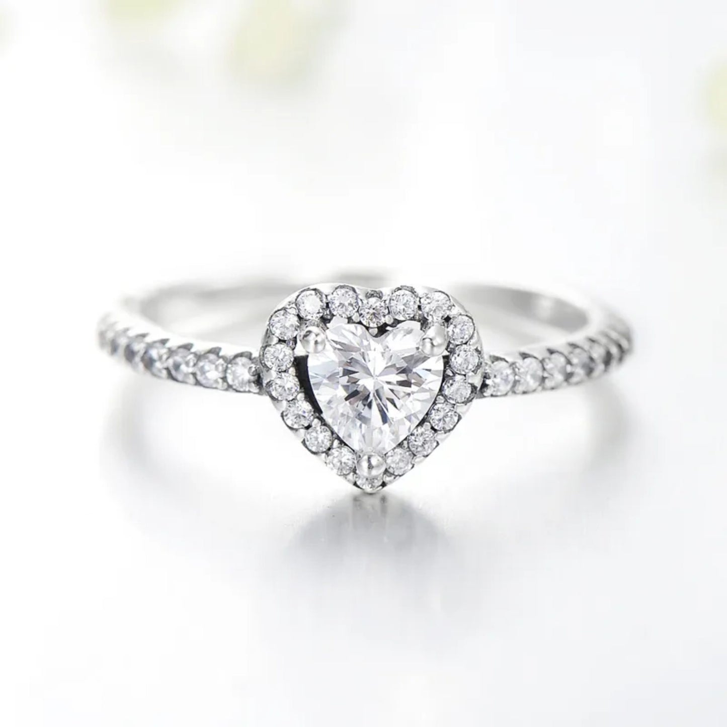 Eternal Heart Halo Ring