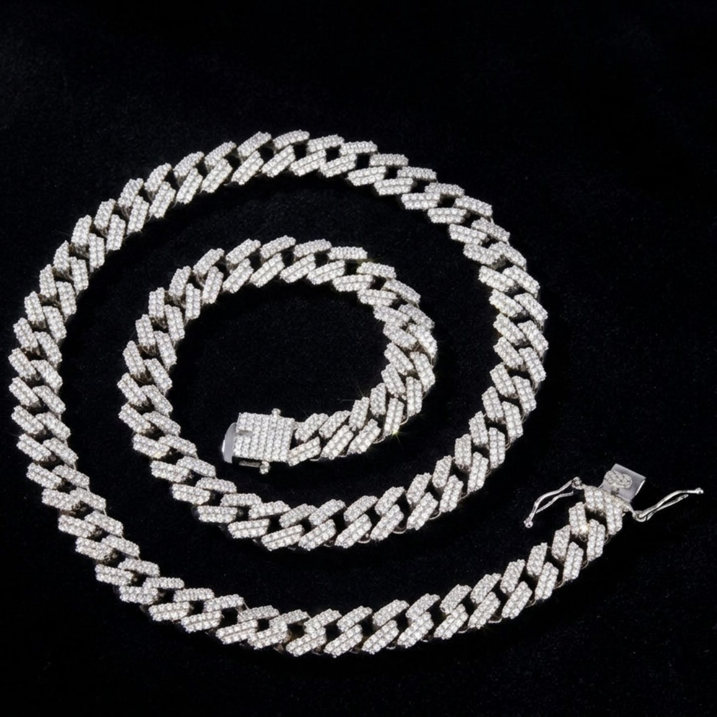 Sterling Ice Curb Chain