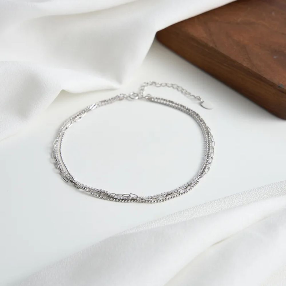 Triple Layered Anklets