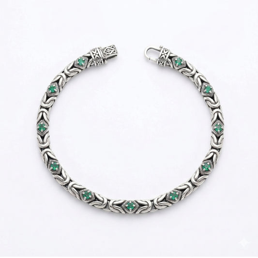 Emerald Byzantine Bracelet