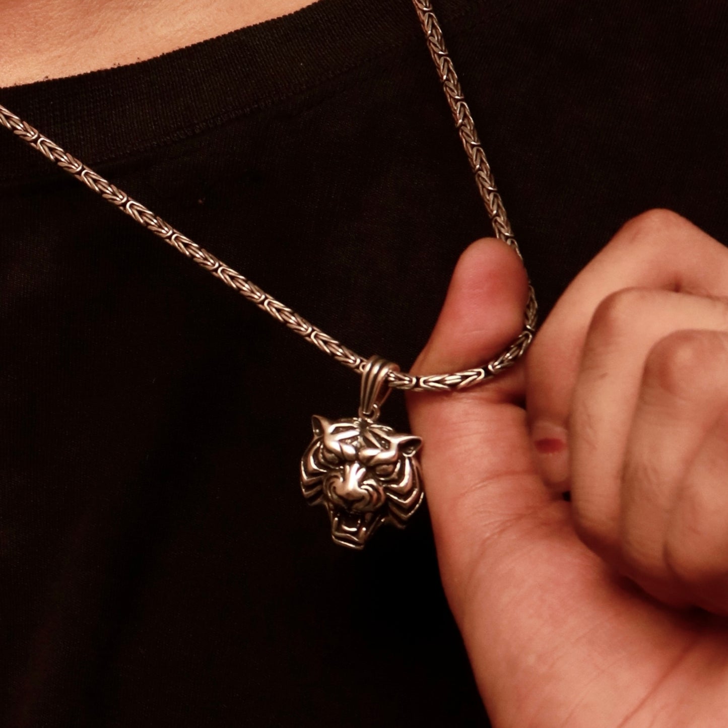 Sterling Royal Bengal Sovereign Pendant