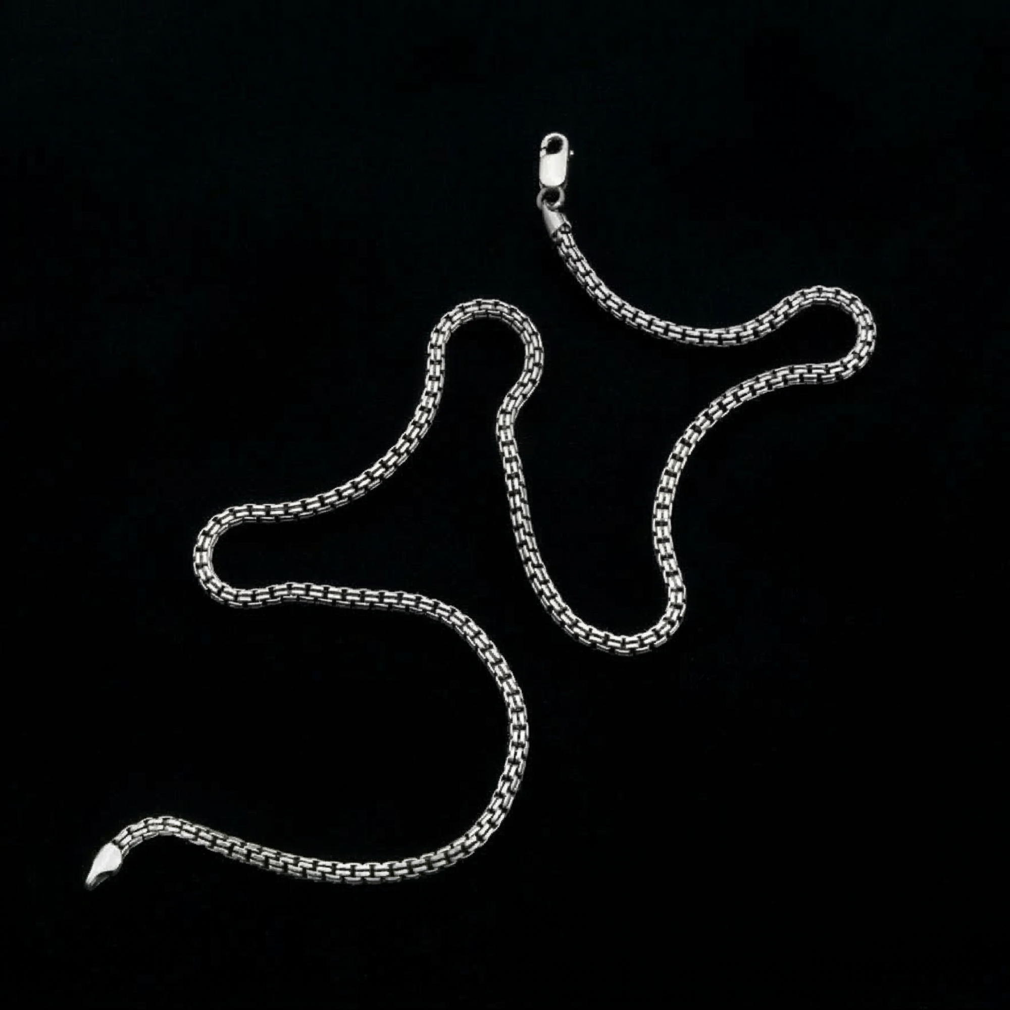 Sterling Silver Box Chain Necklace