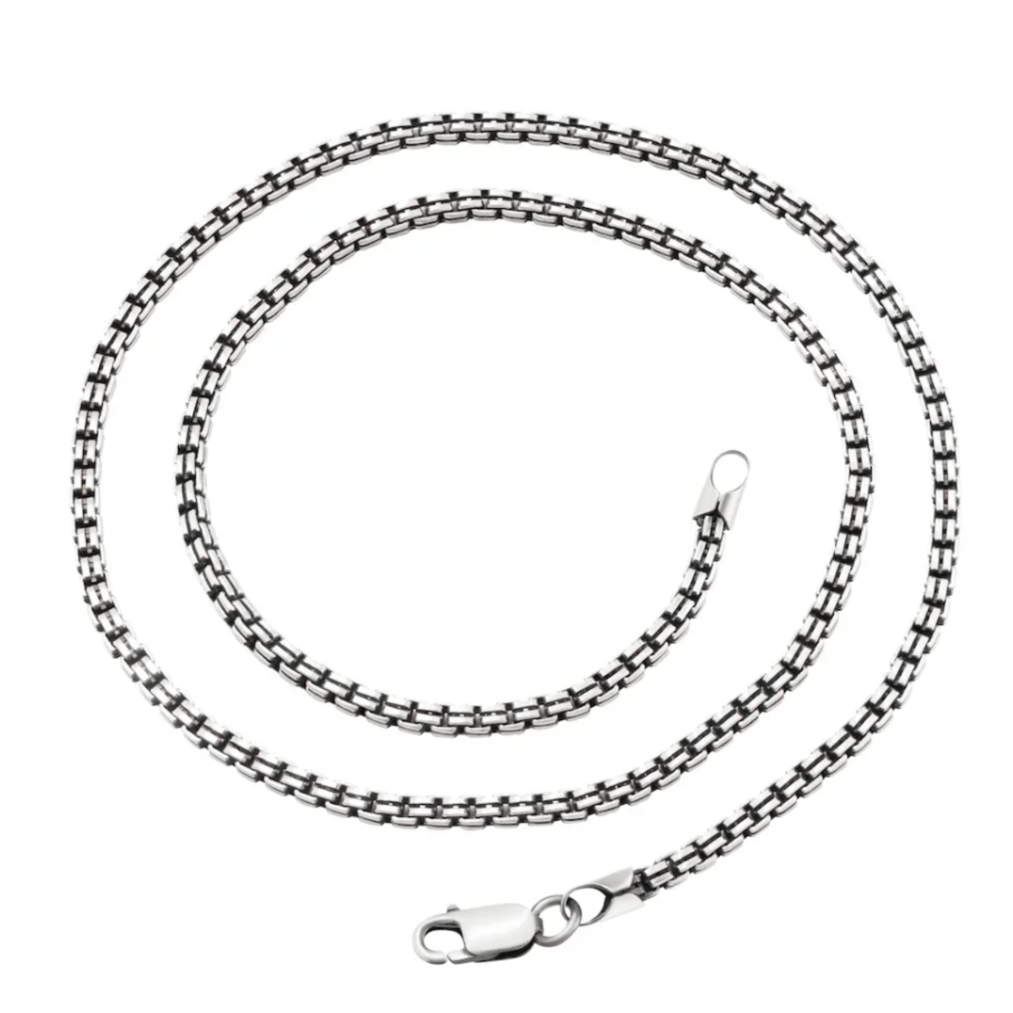 Sterling Silver Box Chain Necklace
