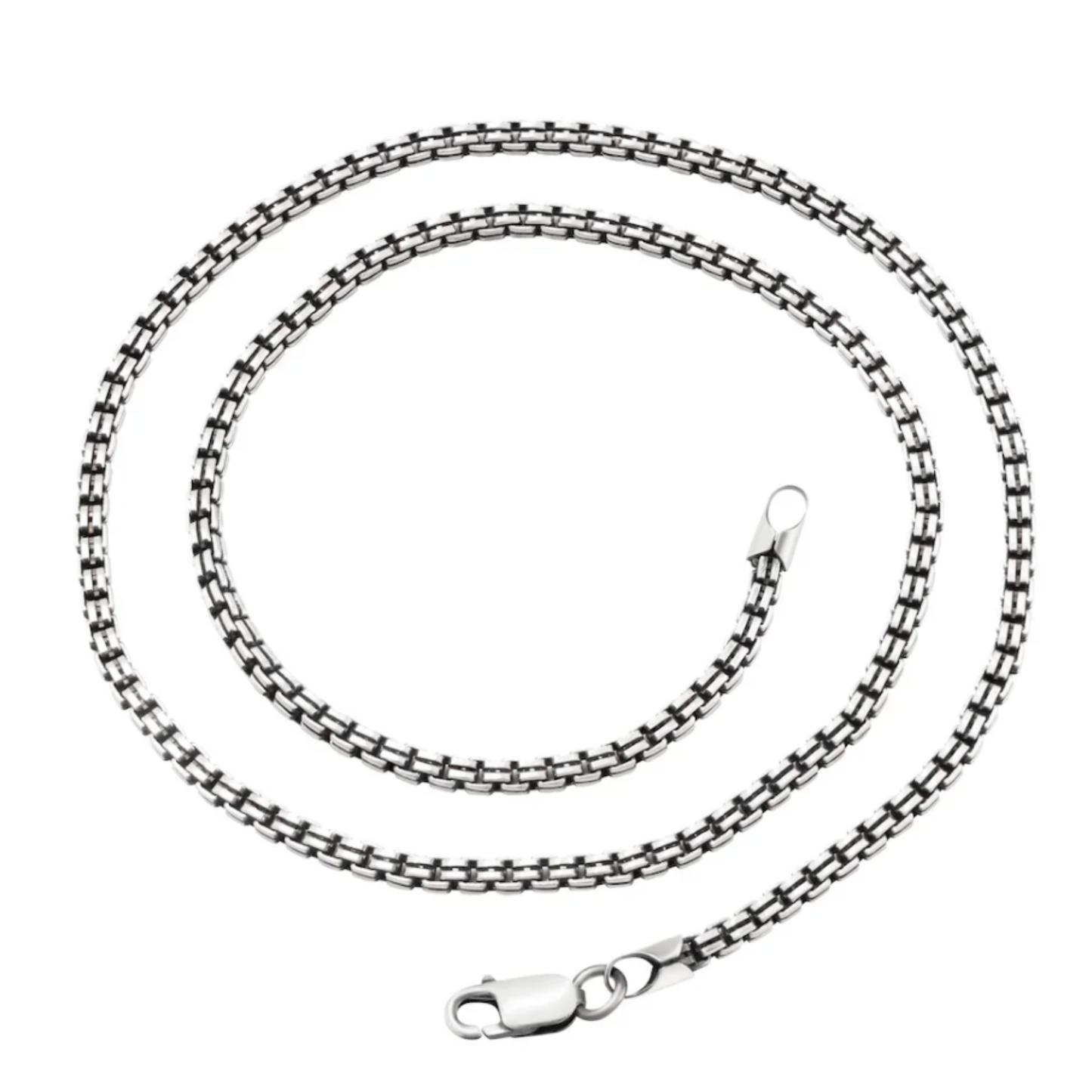 Sterling Silver Box Chain Necklace
