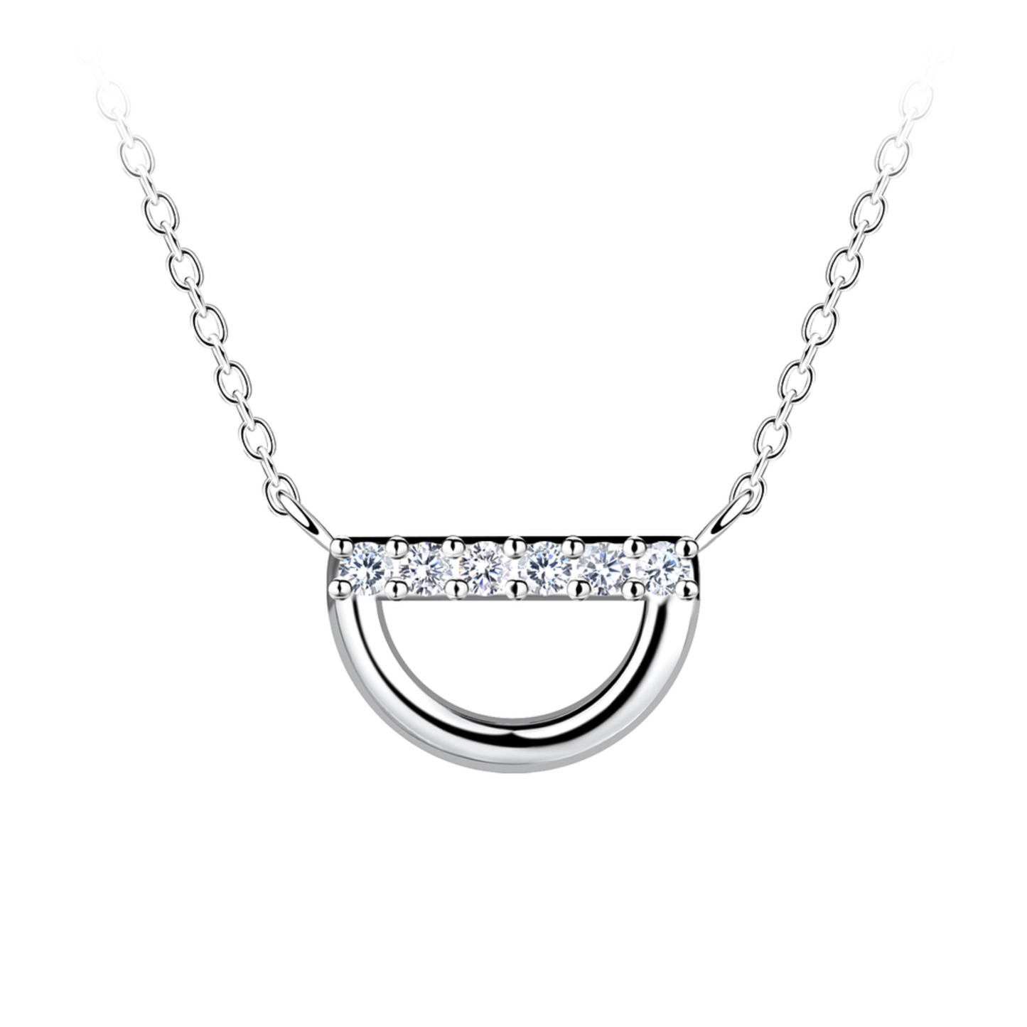 D-Radiance Silver Necklace – 925 Sterling Silver