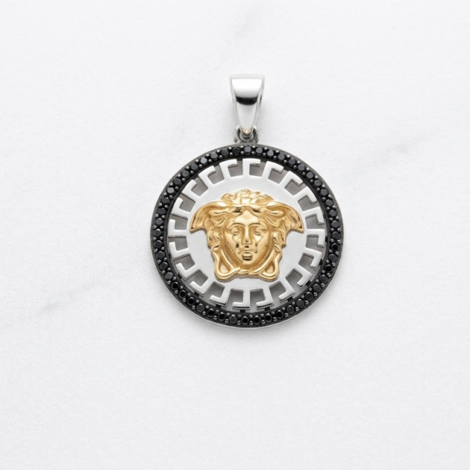 Imperial Greek Key Pendant