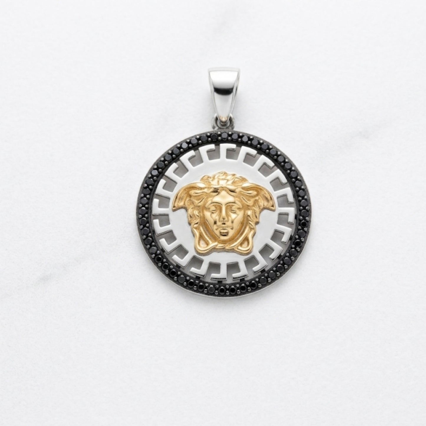 Imperial Greek Key Pendant