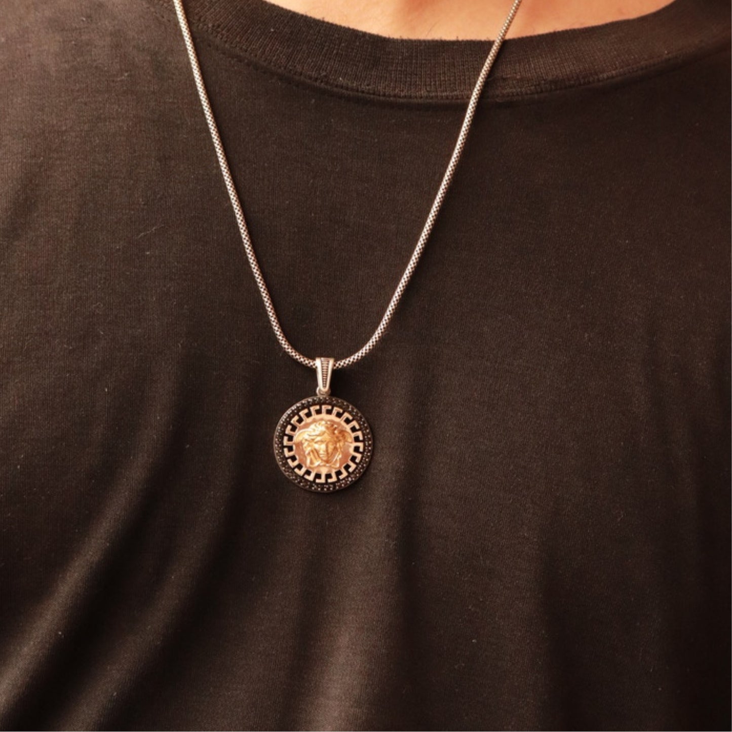 Imperial Greek Key Pendant