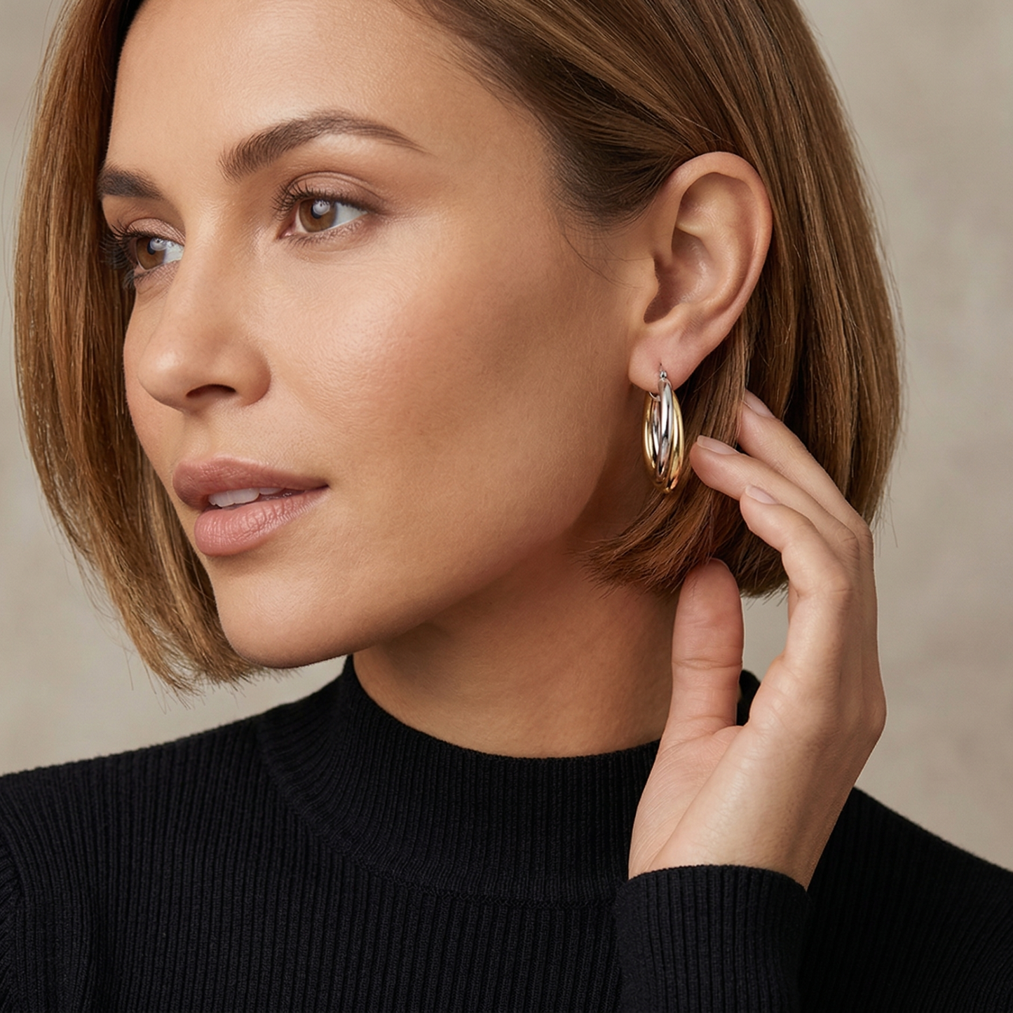 Hoop Dangler Earring
