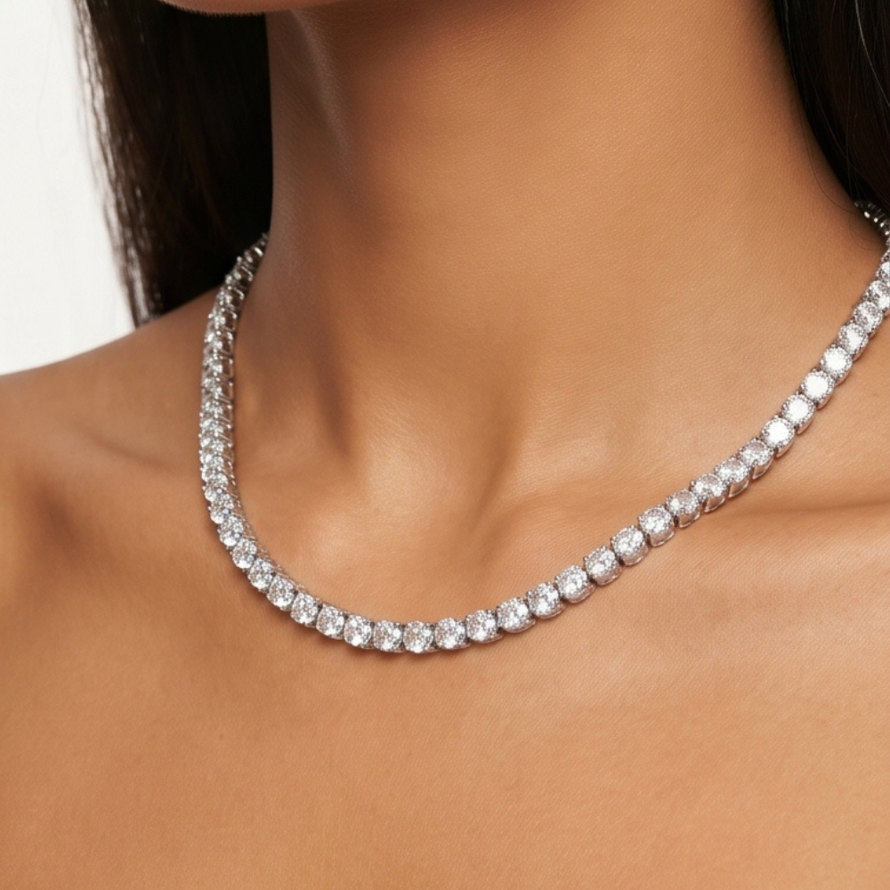 Silver Tennis Bracelet