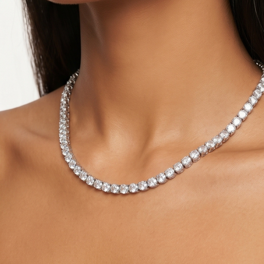 Silver Tennis Bracelet