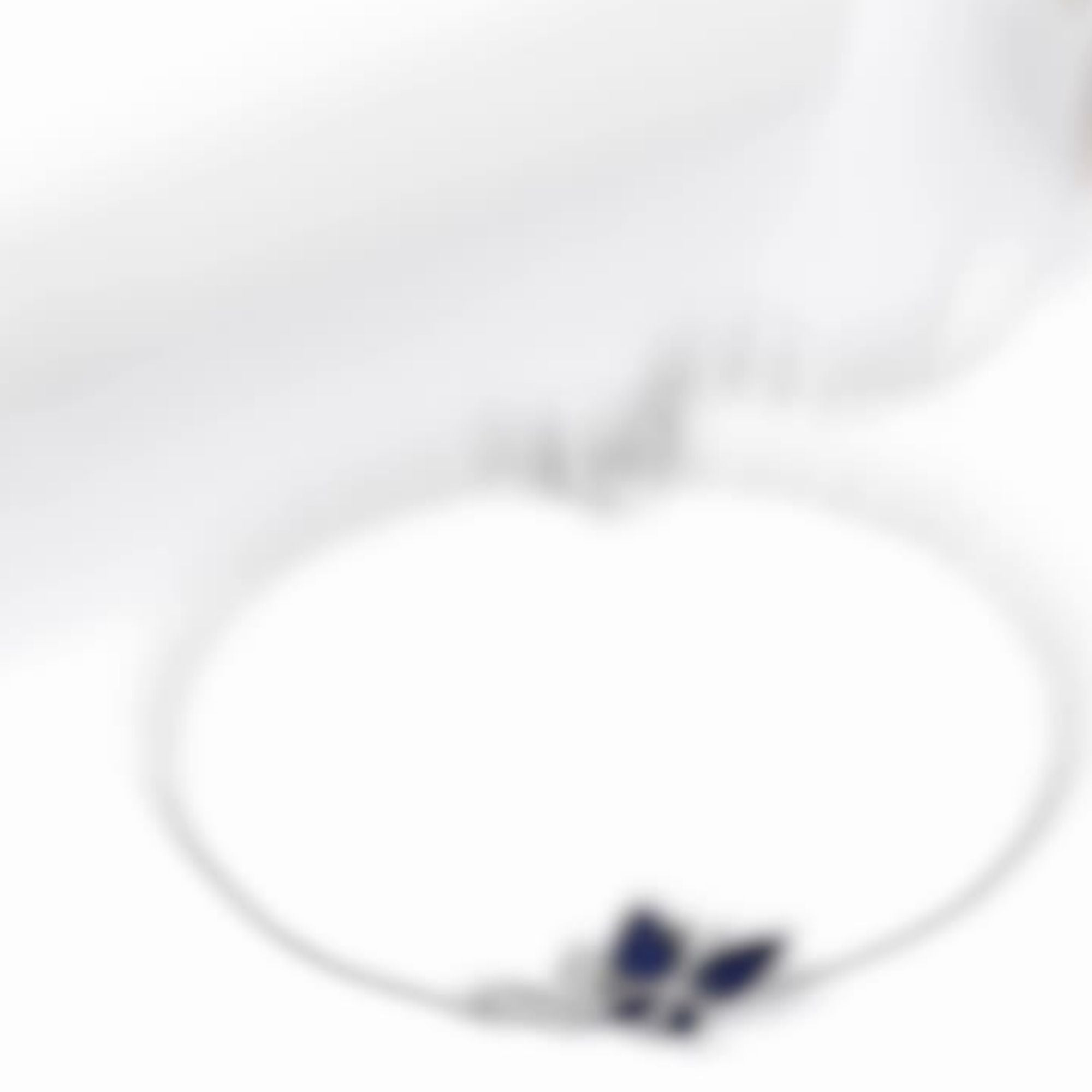 Sapphire Duo Butterfly Chain Bracelet