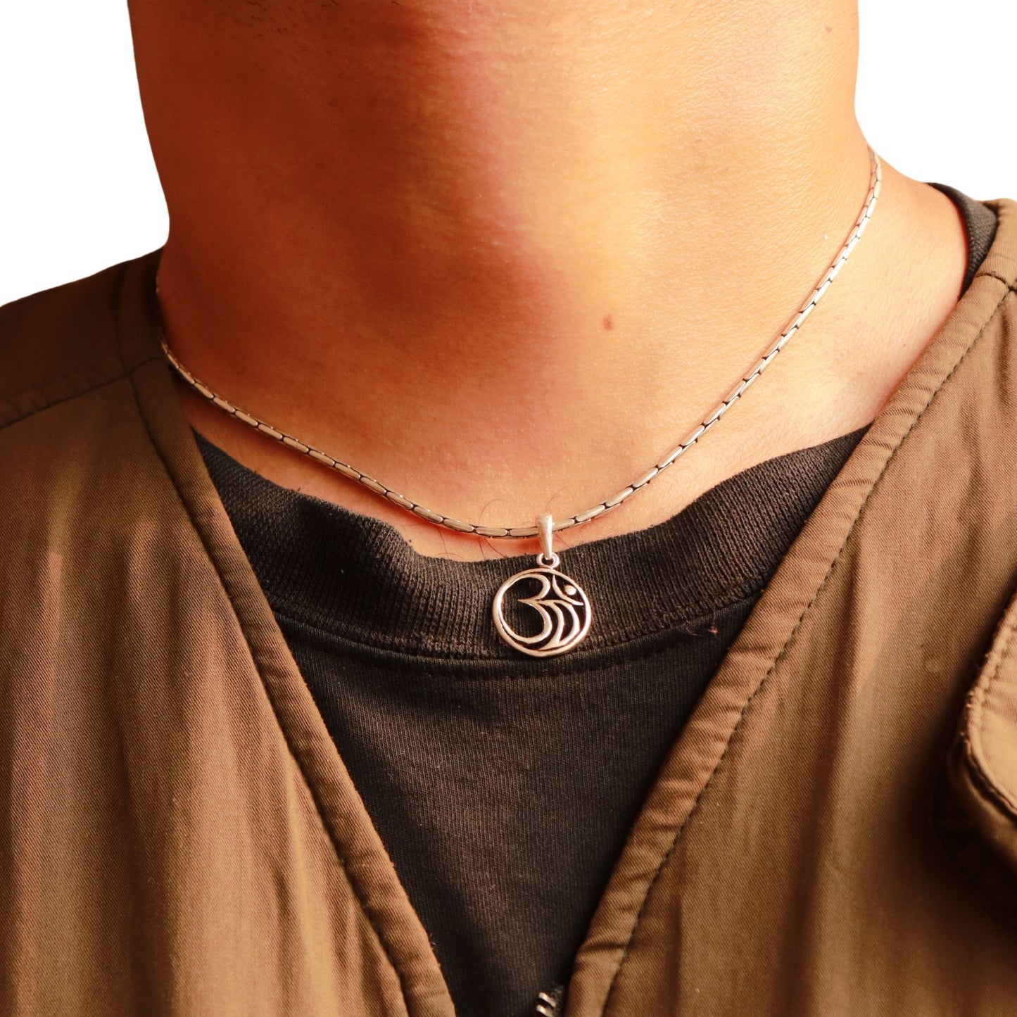 Sacred Aum Medallion Pendant