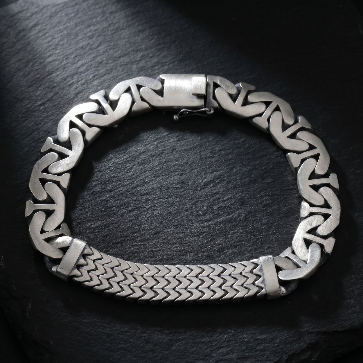 Celtic Knot Herringbone Men's Bracelet