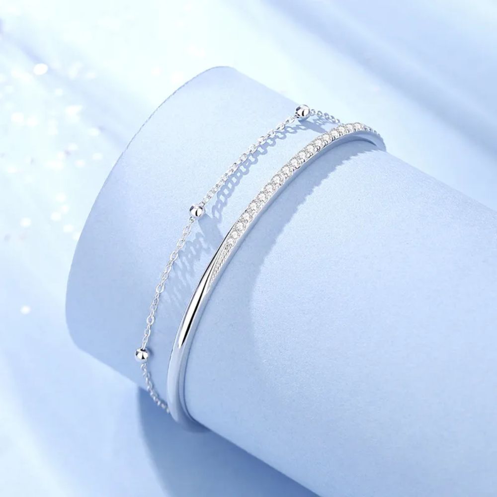 Cross-Beaded Bracelet