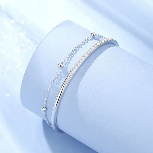 Cross-Beaded Bracelet