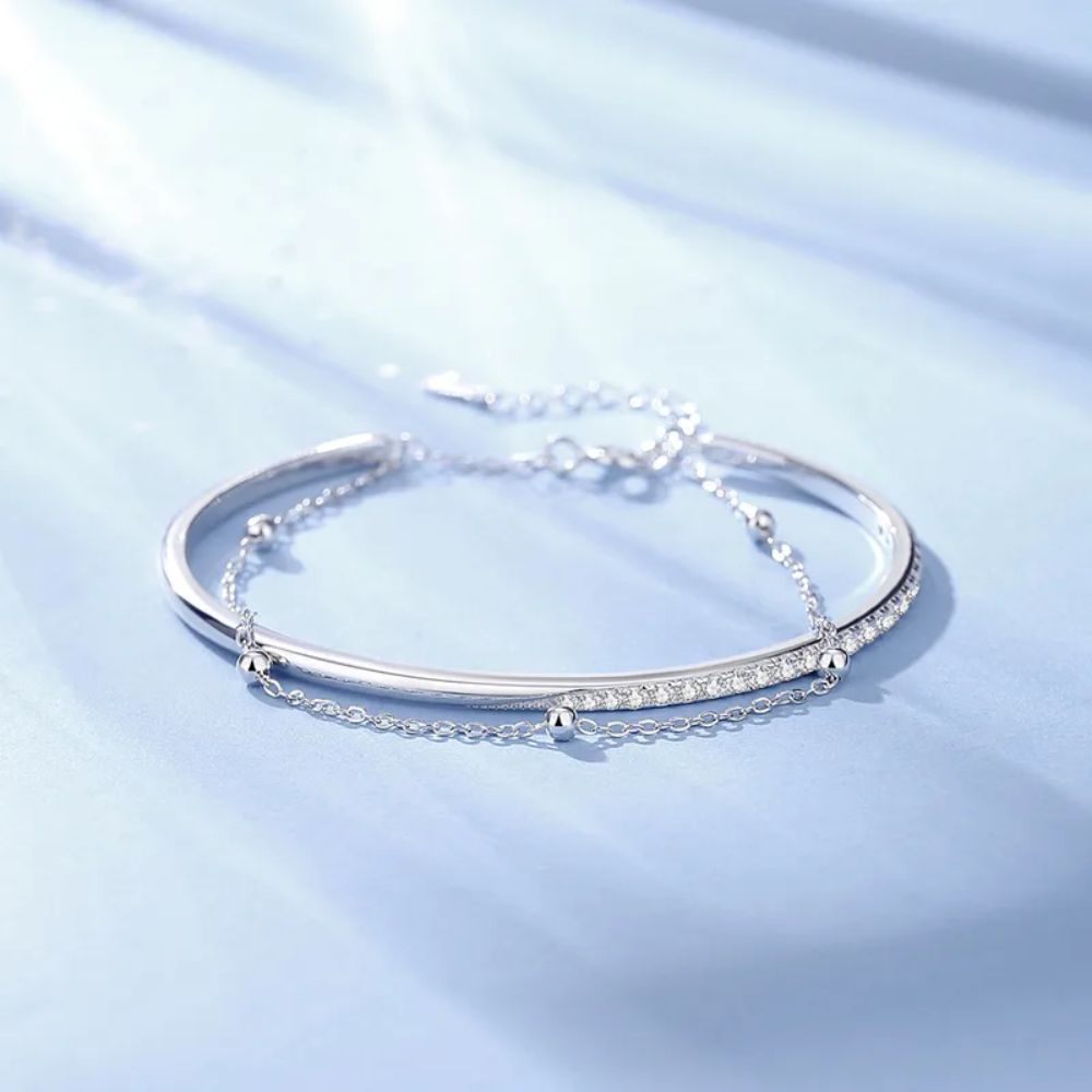 Cross-Beaded Bracelet