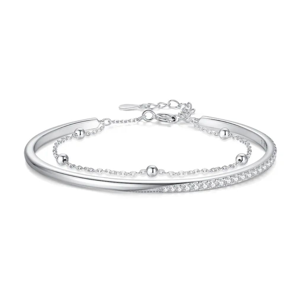 Cross-Beaded Bracelet