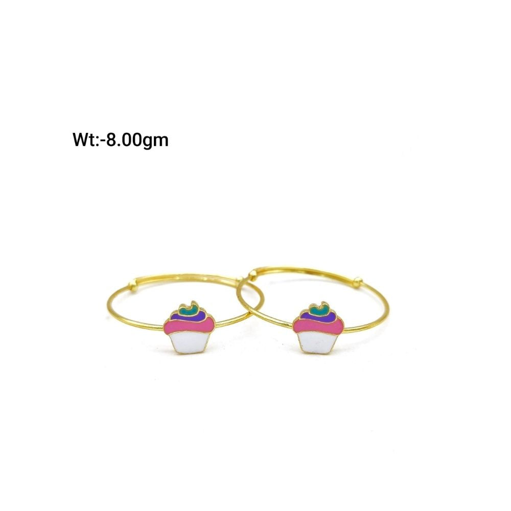 Cupcake Charm Kids Bangle