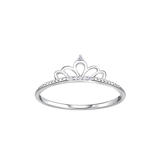 Silver Crown Ring