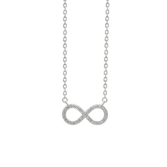 Silver Endless Love Necklace