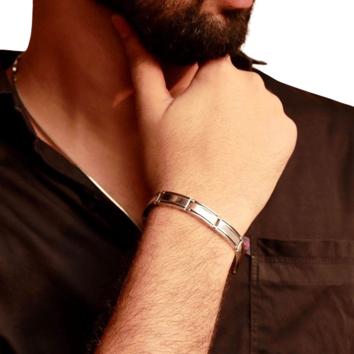 Forge Two-Tone Link Bracelet