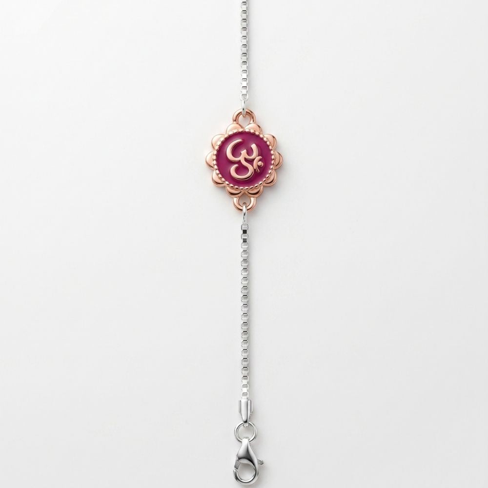 Om Lotus Rakhi